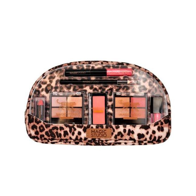 Set produse cosmetice fard de pleoape si lac de unghii Wild Safari Magic Studio 24178