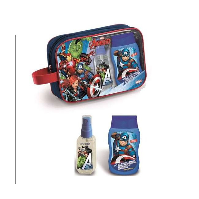 Trusa cu 90 ml apa de toaleta si 200 ml gel de dus Avengers 2561