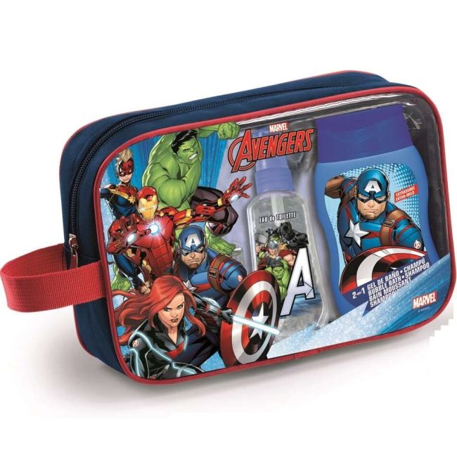 Trusa cu 90 ml apa de toaleta si 200 ml gel de dus Avengers 2561