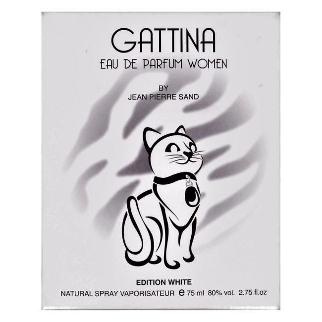 Apa de parfum pentru femei Gattina White, Accentra, 8256174, 75 ml