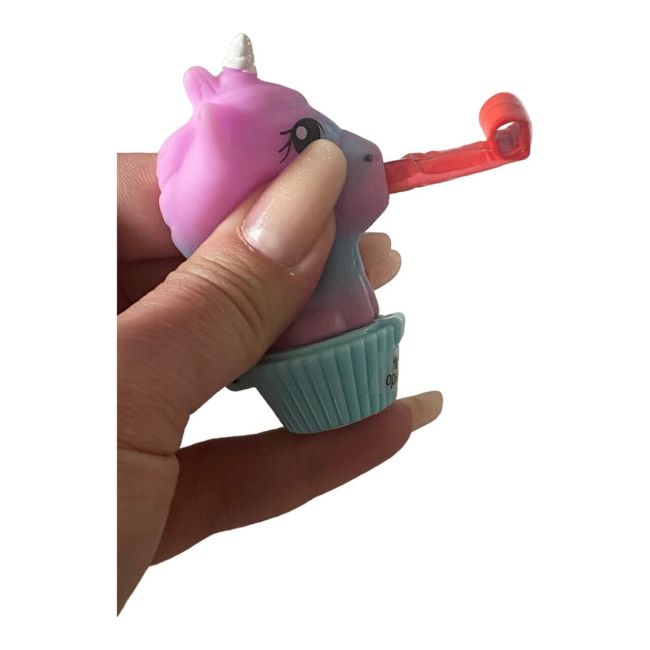 Balsam de buze cu aroma de capsuni Unicorn Tongue, pentru copii, Martinelia, 79001BLA