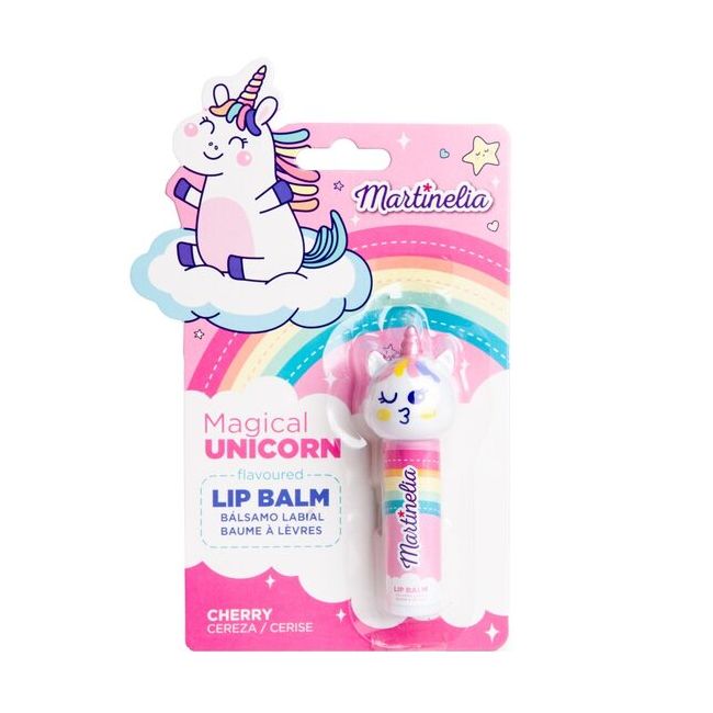 Balsam de buze cu aroma de cirese Magical Unicorn, Martinelia, 79002, 4g
