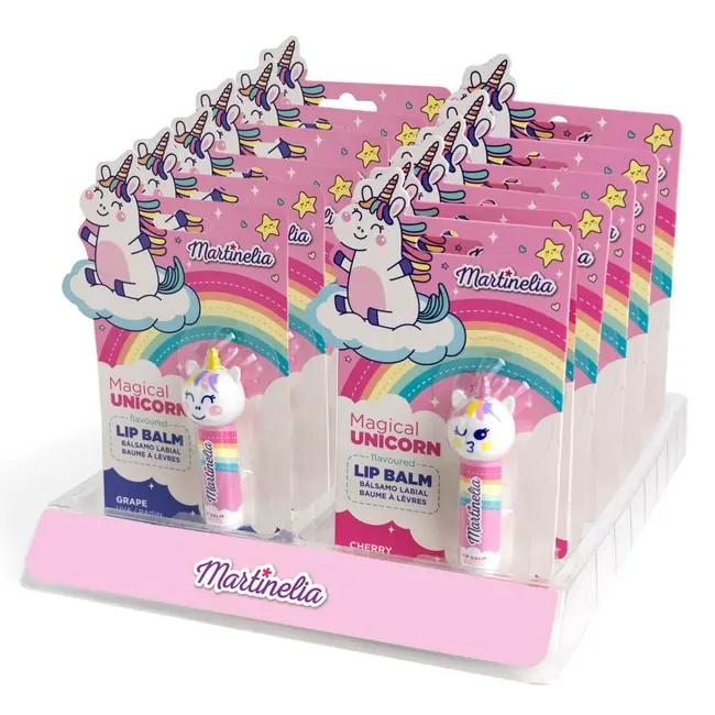 Balsam de buze cu aroma de cirese Magical Unicorn, Martinelia, 79002, 4g
