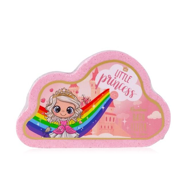 Bila de baie pentru copii Little Princess Rainbow Trail Effect, cu efect curcubeu, Accentra, 3555135, 110g