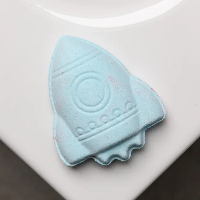 Bomba efervescenta de baie pentru copii Take me to the Moon Rainbow Trail Effect, Accentra, 355871, 100g