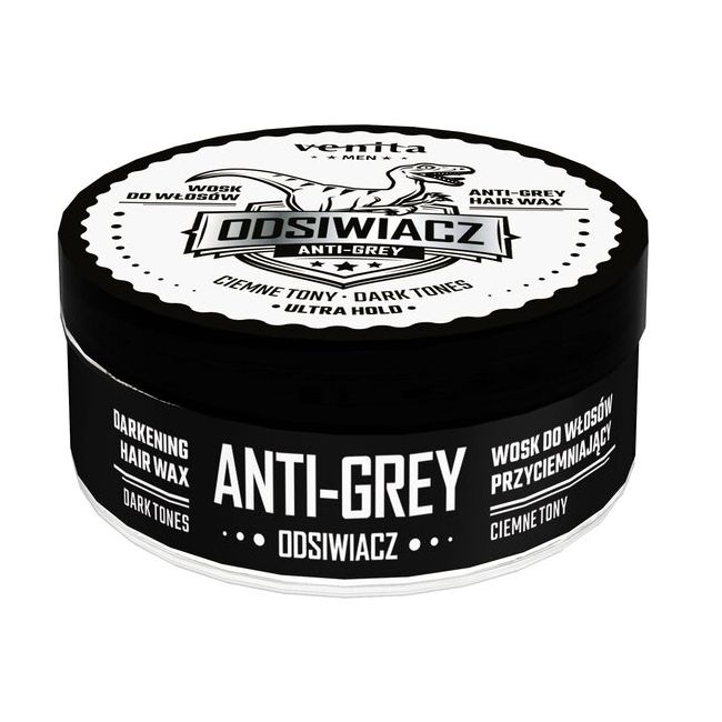 Ceara pentru stilizarea parului Venita Men AntiGrey, tonuri inchise 75g