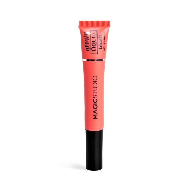 Fard de obraz lichid cu aplicator Glowy, Magic Studio 32007, rosu, 11ml