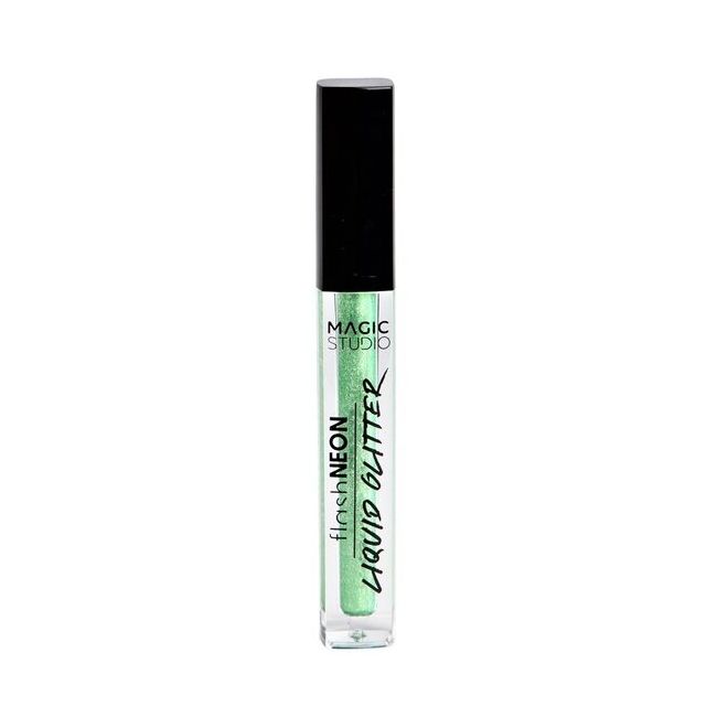 Fard de pleoape Neon Liquid Glitter Magic Studio 32009, 5 ml, verde