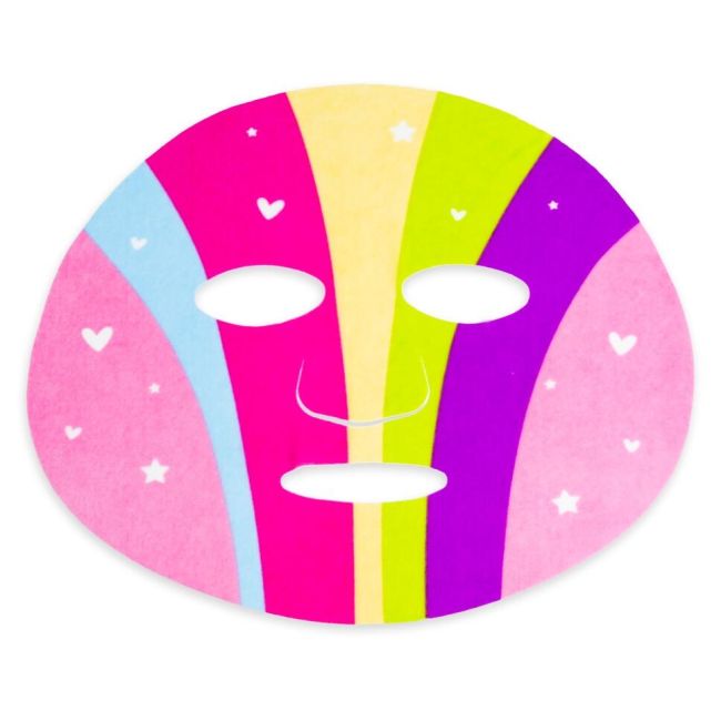 Mască facială hidratantă Rainbow Unicorn, IDC Institute, 90016, 22g