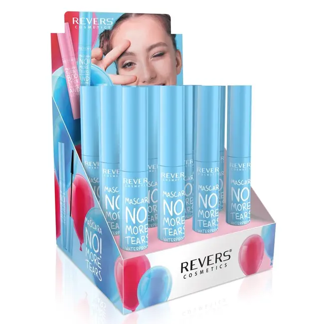 Mascara No more Tears, Revers, pentru volum, rezistent la apa, 12ml