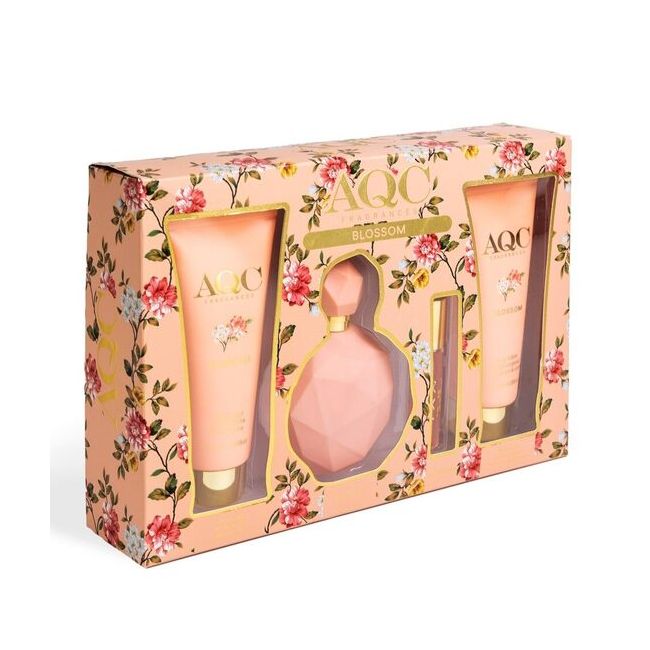 Pachet 6 seturi produse de ingrijire Blossom, pentru femei, Aquarius, 355ml + Tester apa de toaleta Blossom 44020 Gratuit