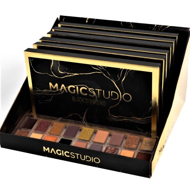 Paleta fard de pleoape Black Diamond, Magic Studio, 18 nuante, 26002