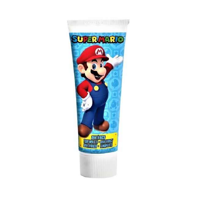 Pasta de dinti copii Super Mario, fara gluten, Lorenay, 1804, 75 ml