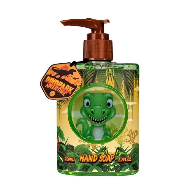 Sapun de maini lichid pentru copii DinoPark Adventure Accentra 8154929, 200 ml, verde