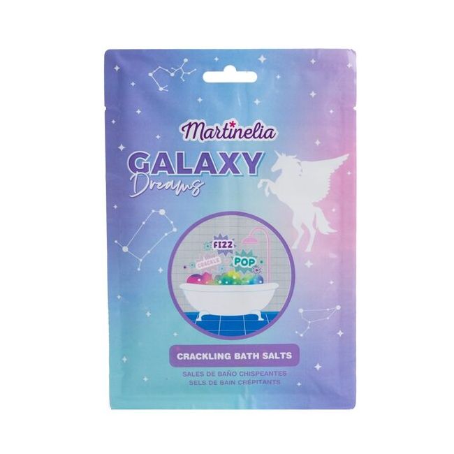 Sare de baie efervescenta pentru copii Crackling Bath Salts Galaxy Dreams, Martinelia, 90041
