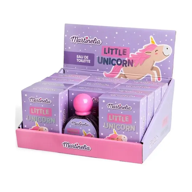 Set 11 bucati Apa de toaleta copii si tester Little Unicorn, Martinelia 52501, 30ml