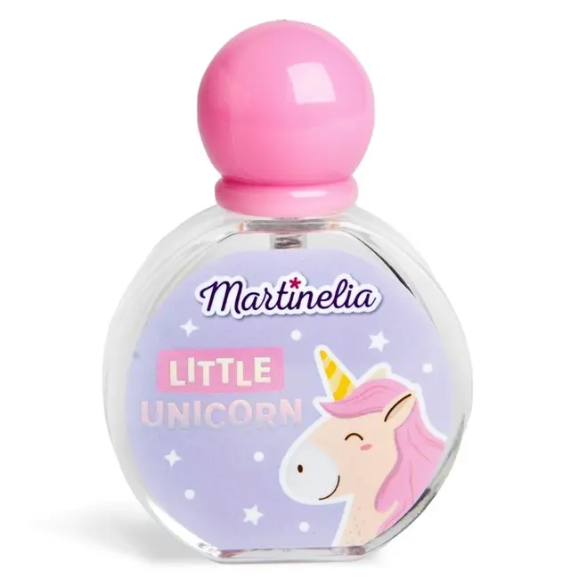 Set 11 bucati Apa de toaleta copii si tester Little Unicorn, Martinelia 52501, 30ml