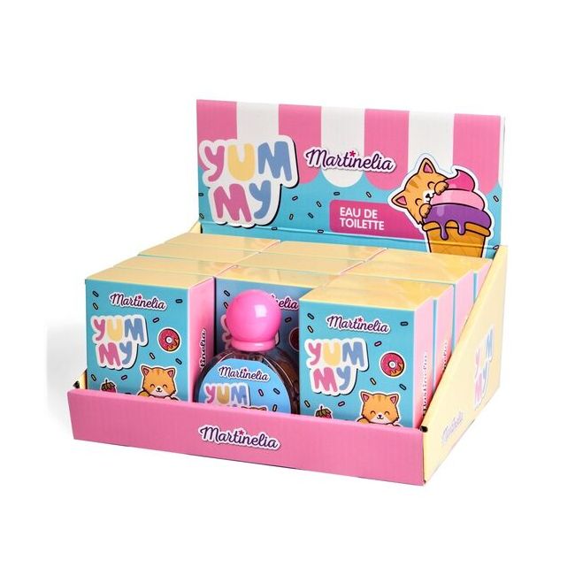 Set 11 bucati Apa de toaleta copii si tester Yummy, Martinelia 52502, 30ml
