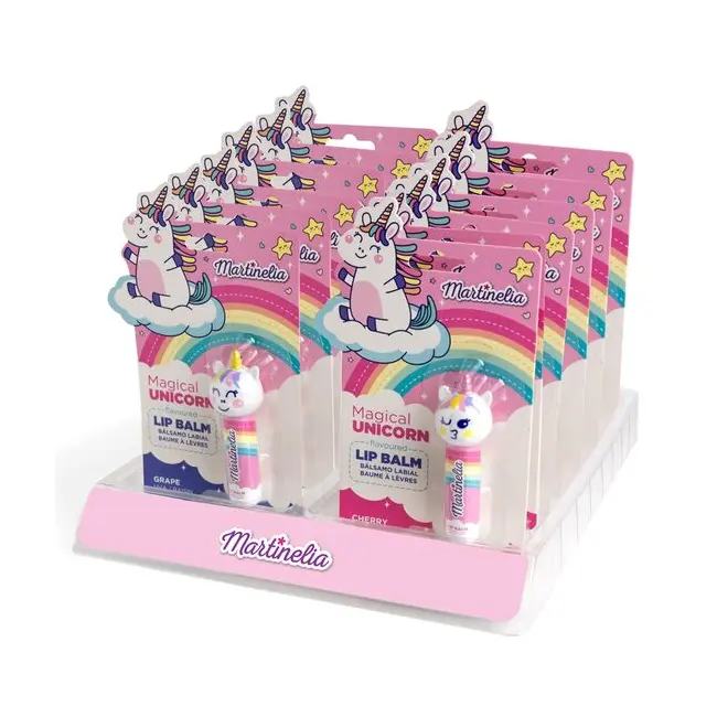Set 12 Balsam de buze Magical Unicorn, Martinelia, 79002, 4g