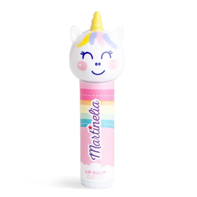 Set 12 Balsamuri de buze cu stampila Magical Unicorn, Martinelia, 79003, 1,8g