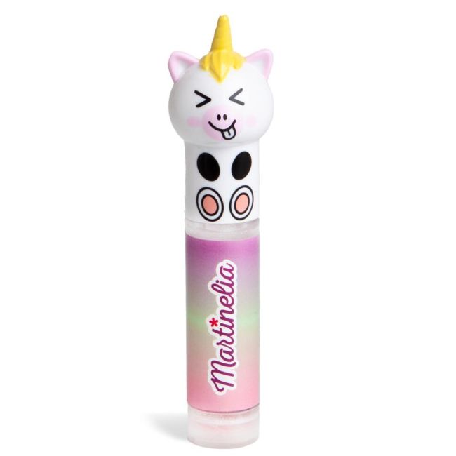 Set 12 Balsamuri de buze cu stampila Magical Unicorn, Martinelia, 79003, 1,8g