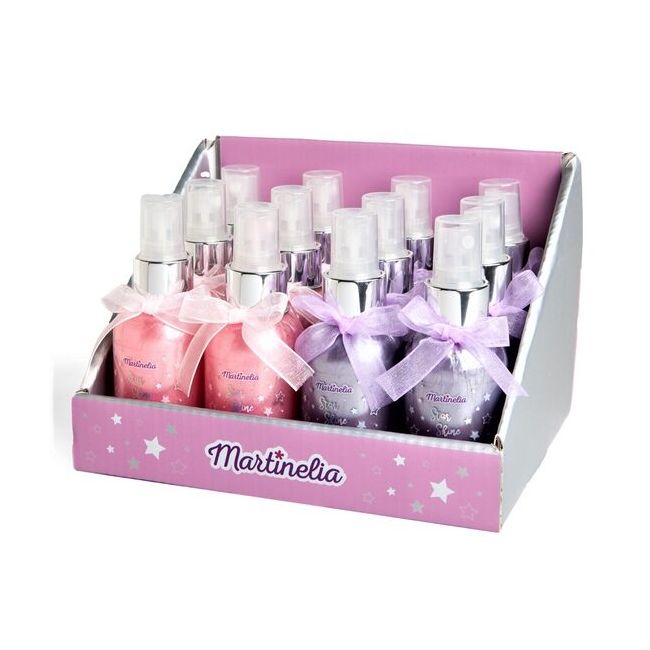 Set 12 Parfumuri cu sclipici Starshine Shimmer Mist Martinelia 99834, 60 ml