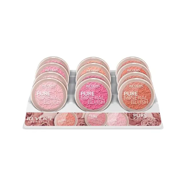 Set 12 bucati Fard de obraz Mineral Pure, Revers, Nr 1-6