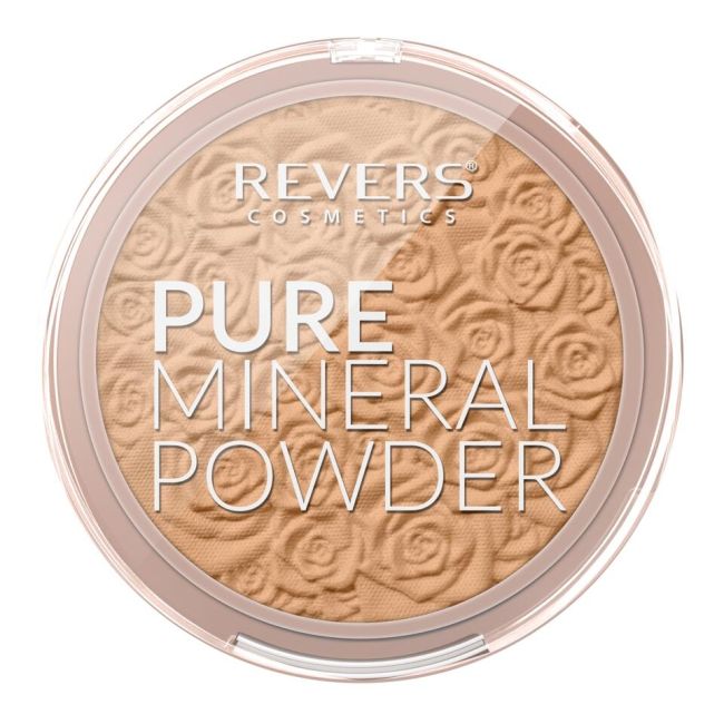 Set 12 bucati Pudra pentru fata, Compacta, Mineral Pure, Revers, 12 g