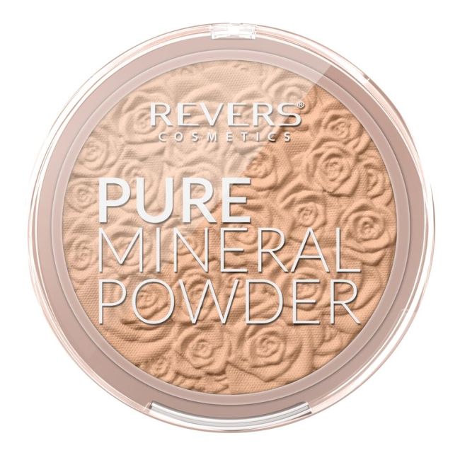 Set 12 bucati Pudra pentru fata, Compacta, Mineral Pure, Revers, 12 g