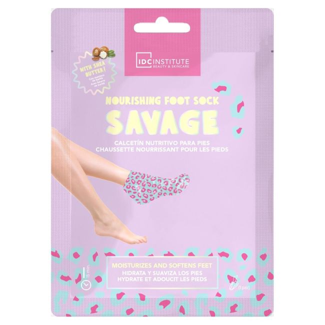 Set 2 sosete hidratante pentru picioare Savage, IDC Institute 11133