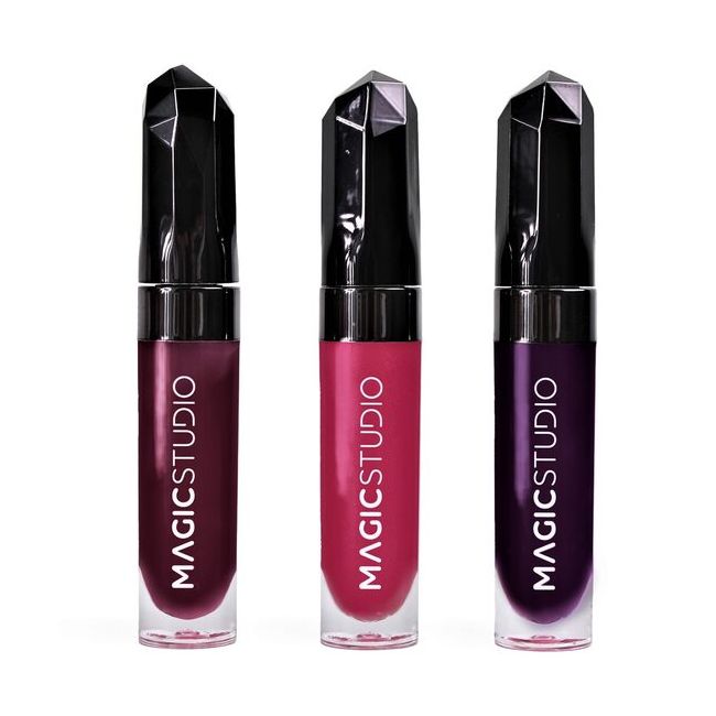 Set 24 Rujuri lichide Black Crystals, Magic Studio 50613, 3,5 ml