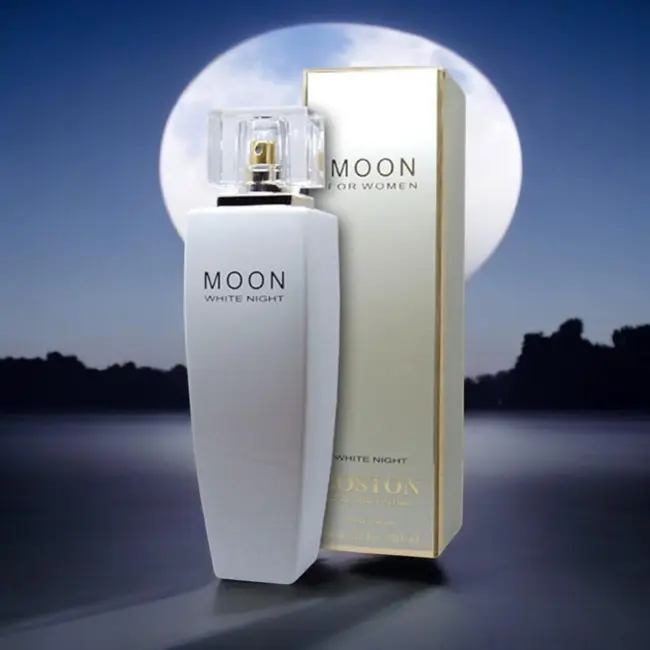 Set 4 Apa de Parfum Cote d'Azur Boston Moon White Night, Femei, 100 ml + Tester GRATUIT