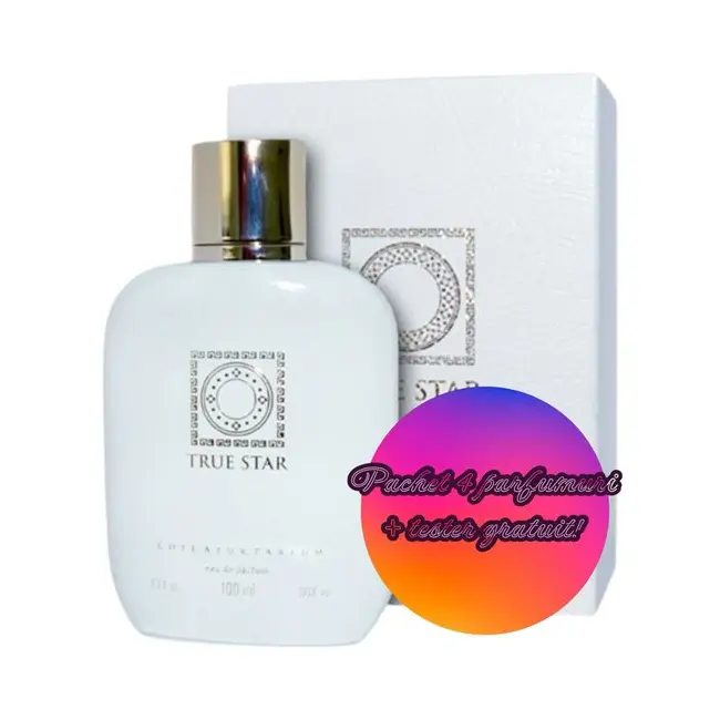 Set 4 Apa de Parfum Cote d'Azur True Star, Femei, 100 ml + Tester GRATUIT