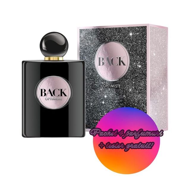 Set 4 Apa de parfum Back Optimiste Revers, Femei, 100 ml + Tester 100 ml GRATUIT