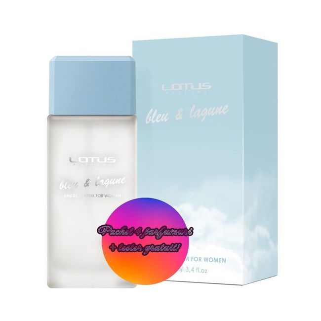 Set 4 Apa de parfum Blue Lagune, Revers, pentru femei, 100 ml + Tester 100 ml GRATUIT