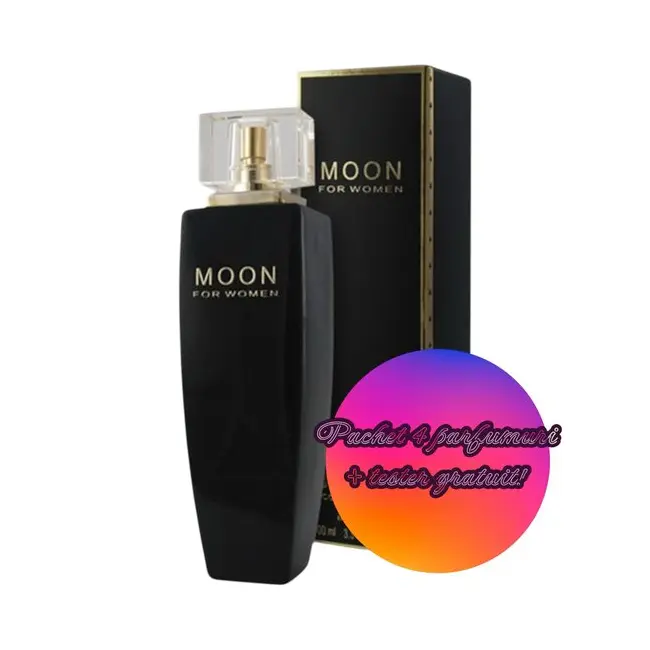Set 4 Apa de parfum Boston Moon, femei, Cote D´Azur, 100 ml + Tester GRATUIT
