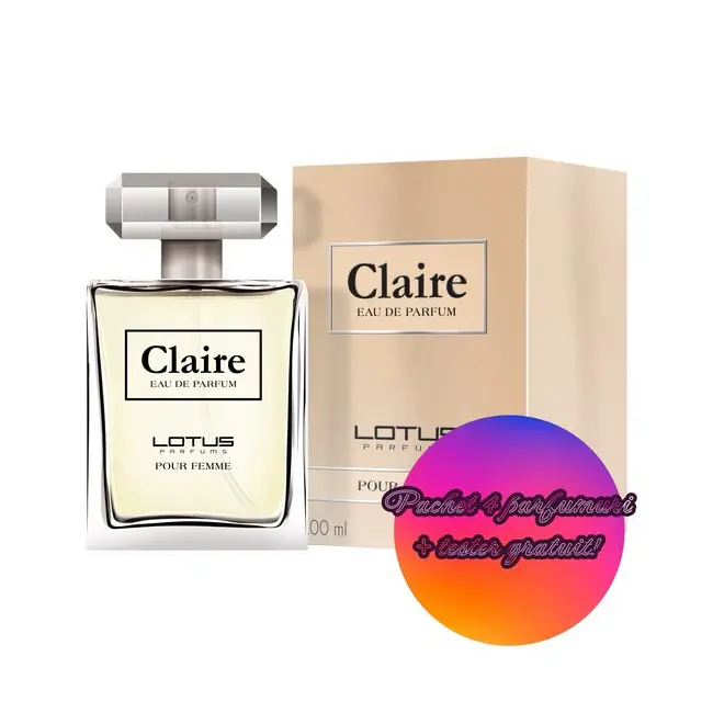 Set 4 Apa de parfum Claire Revers, Femei, 100 ml + Tester 100 ml GRATUIT