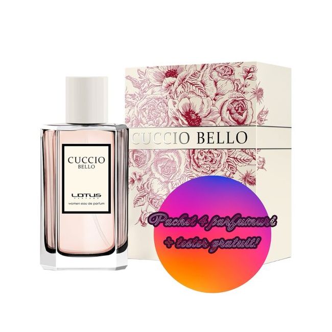 Set 4 Apa de parfum Cuccio Bello, Revers, Femei, 100 ml +Tester 100 ml GRATUIT