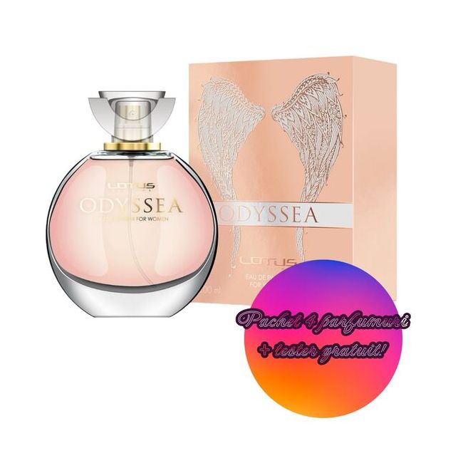 Set 4 Apa de parfum Odyssea, Revers, Femei, 100 ml + Tester 100 ml GRATUIT