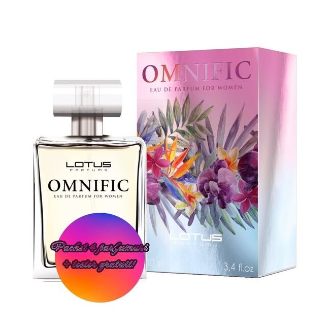 Set 4 Apa de parfum Omnific, Revers, pentru femei, 100 ml + Tester 100 ml GRATUIT