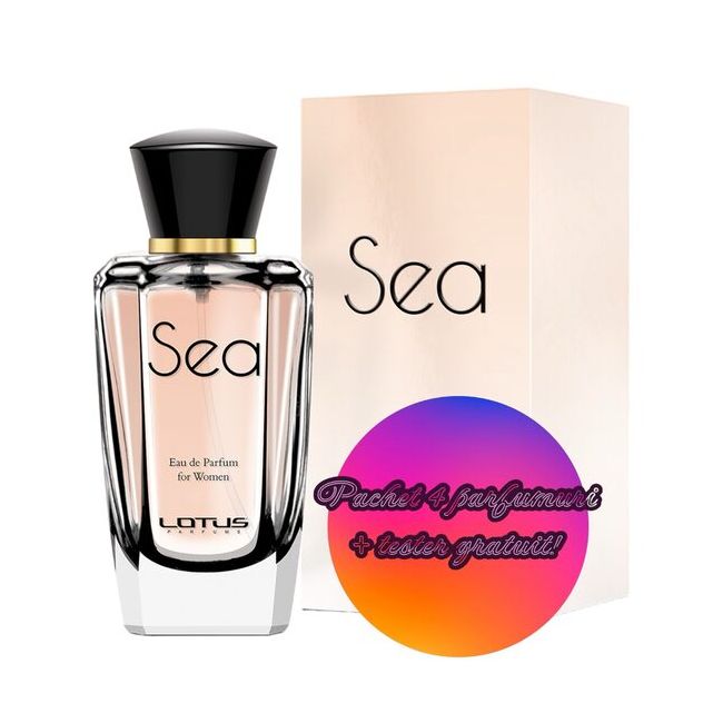 Set 4 Apa de parfum Sea, Revers, Femei, 100 ml + Tester 100 ml GRATUIT