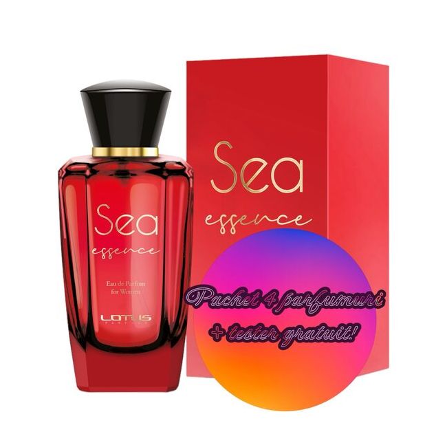 Set 4 Apa de parfum Sea Essence, Revers, Femei, 100 ml +Tester 100 ml GRATUIT