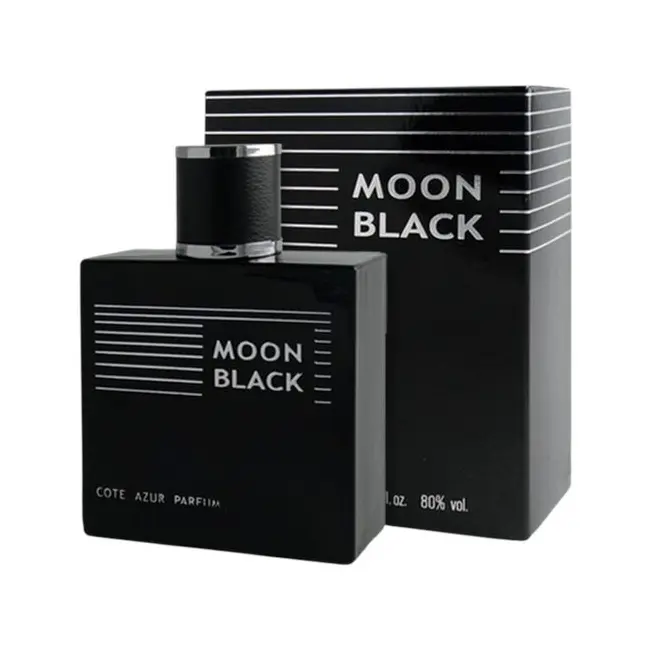 Set 4 Apa de toaleta Moonblack, barbati, Cote D´Azur, 100 ml + Tester GRATUIT