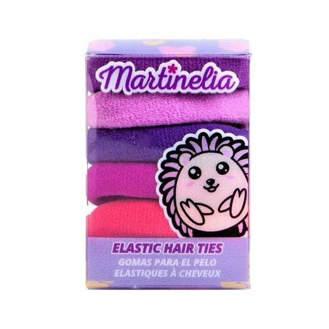 Set 5 elastice pentru par Martinelia 3011w, mov