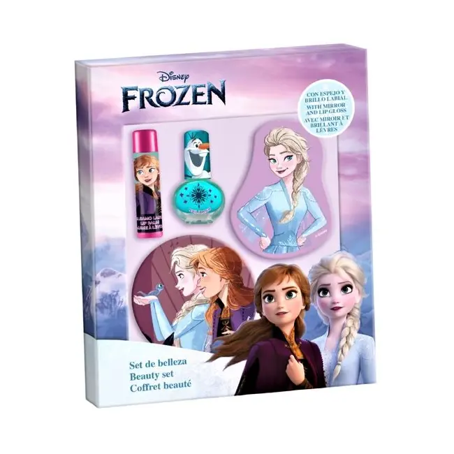 Set cu accesorii pentru machiaj si unghii, Frozen, Lorenay 1699