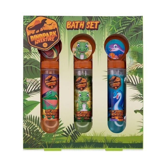 Set gel de dus pentru copii DinoPark Adventure, Accentra, 6054923, 90ml