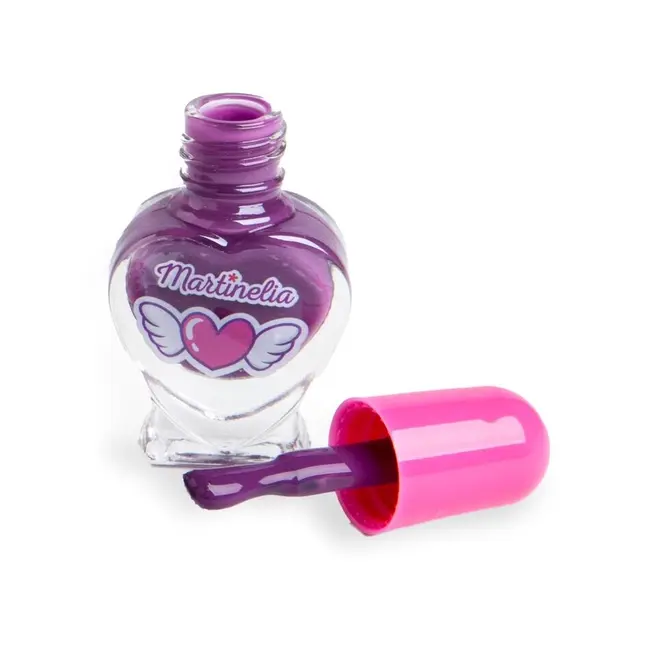 Set gloss de buze si lac de unghii Crush Nail Duo, Martinelia, 82500 - Mov