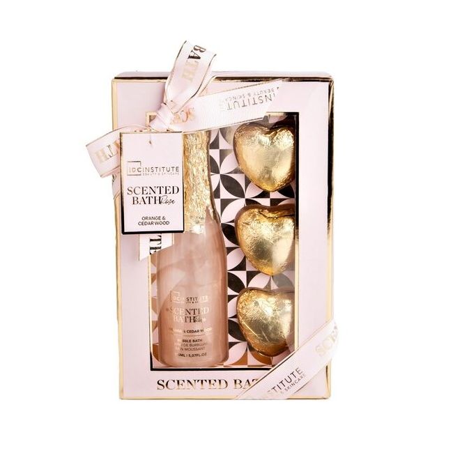 Set ingrijire corporala Scented Bath Rose IDC Institute 44506, 240 ml