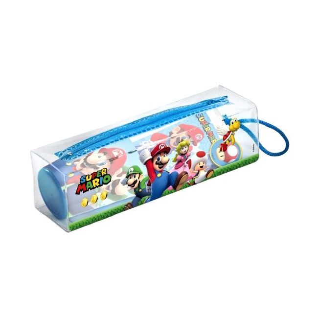 Set pahar pasta de dinti periuta si etui pentru ingrijire dentara Super Mario pentru copii 1805