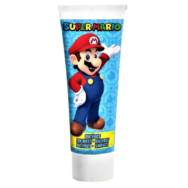 Set pahar pasta de dinti periuta si etui pentru ingrijire dentara Super Mario pentru copii 1805